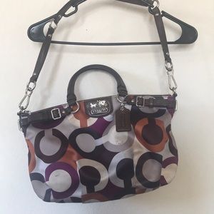 Coach satin purse